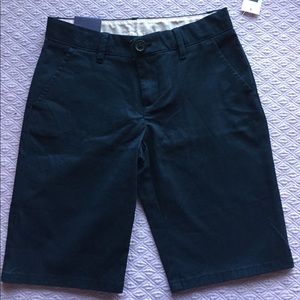 NWT. Gap, School navy blue girls shorts, size-8